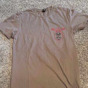 As Colour Men's Tan Graphic T-Shirt